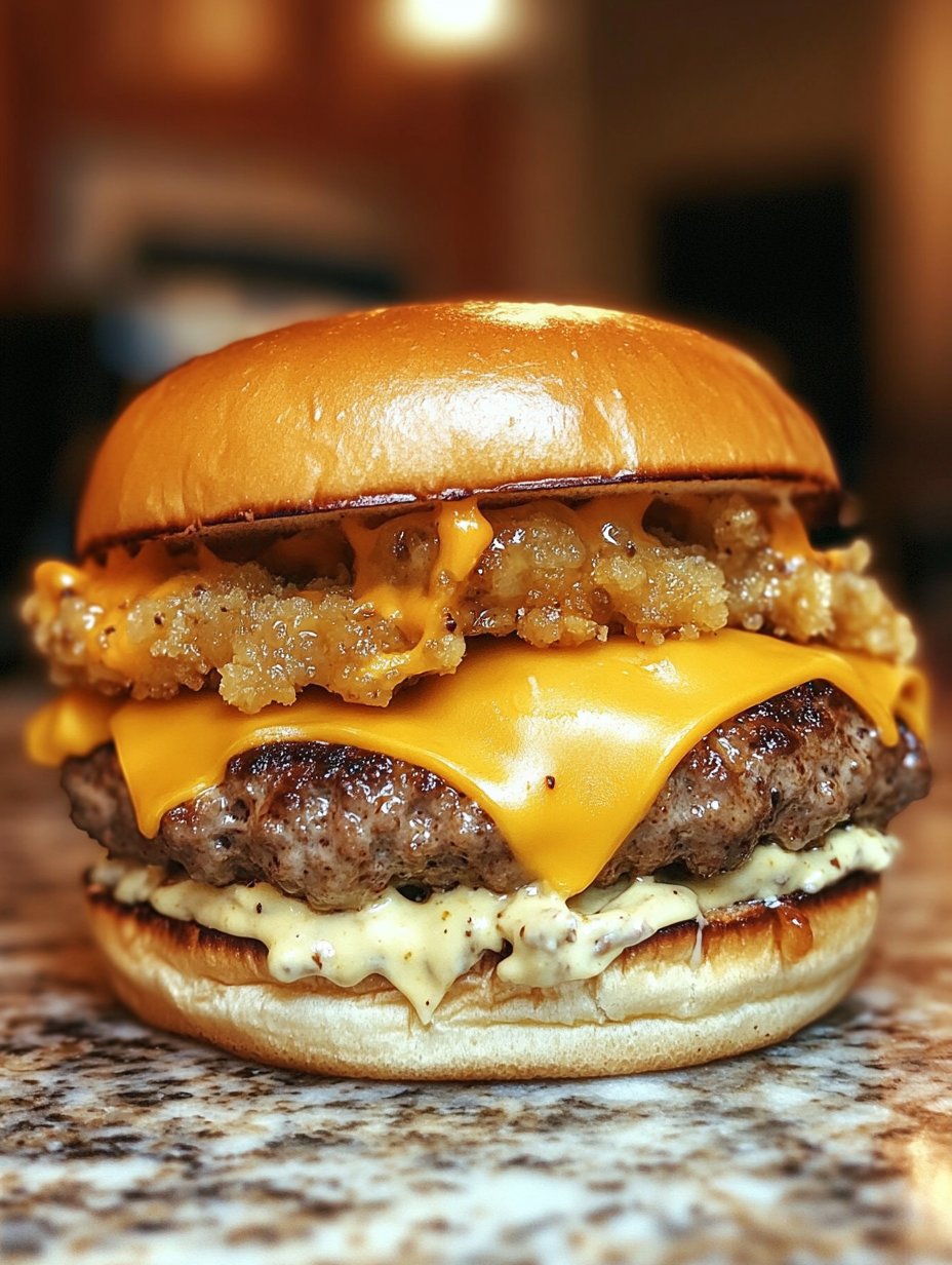 Cheesy Crack Burger Recipe Delight