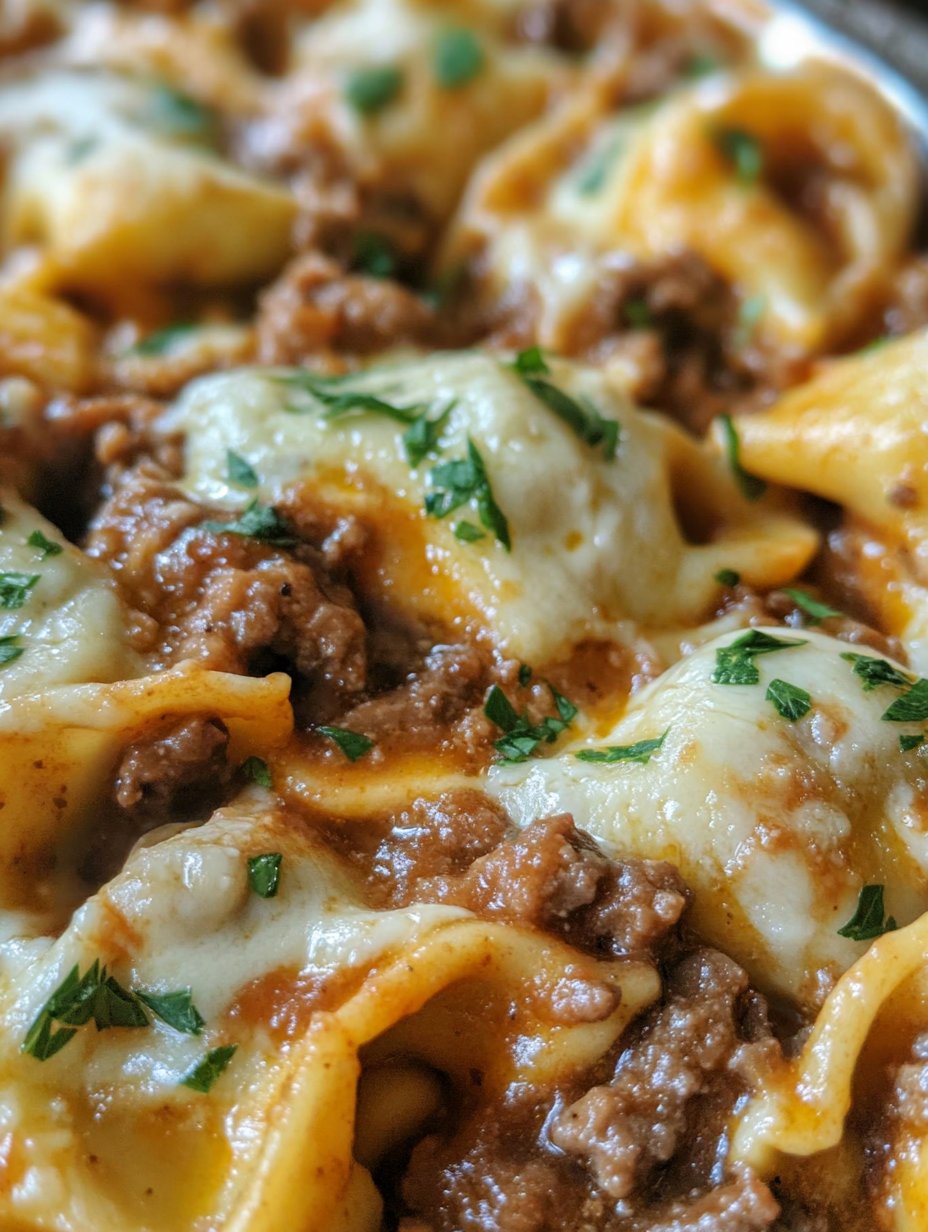 Cheesesteak Tortellini in Rich Provolone Sauce Recipe