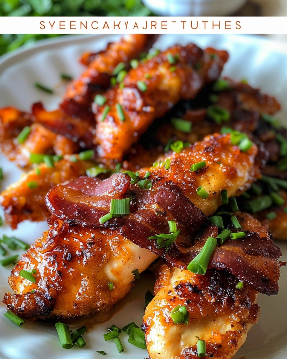 Sweet & Savory Bacon Chicken Tenders Recipe