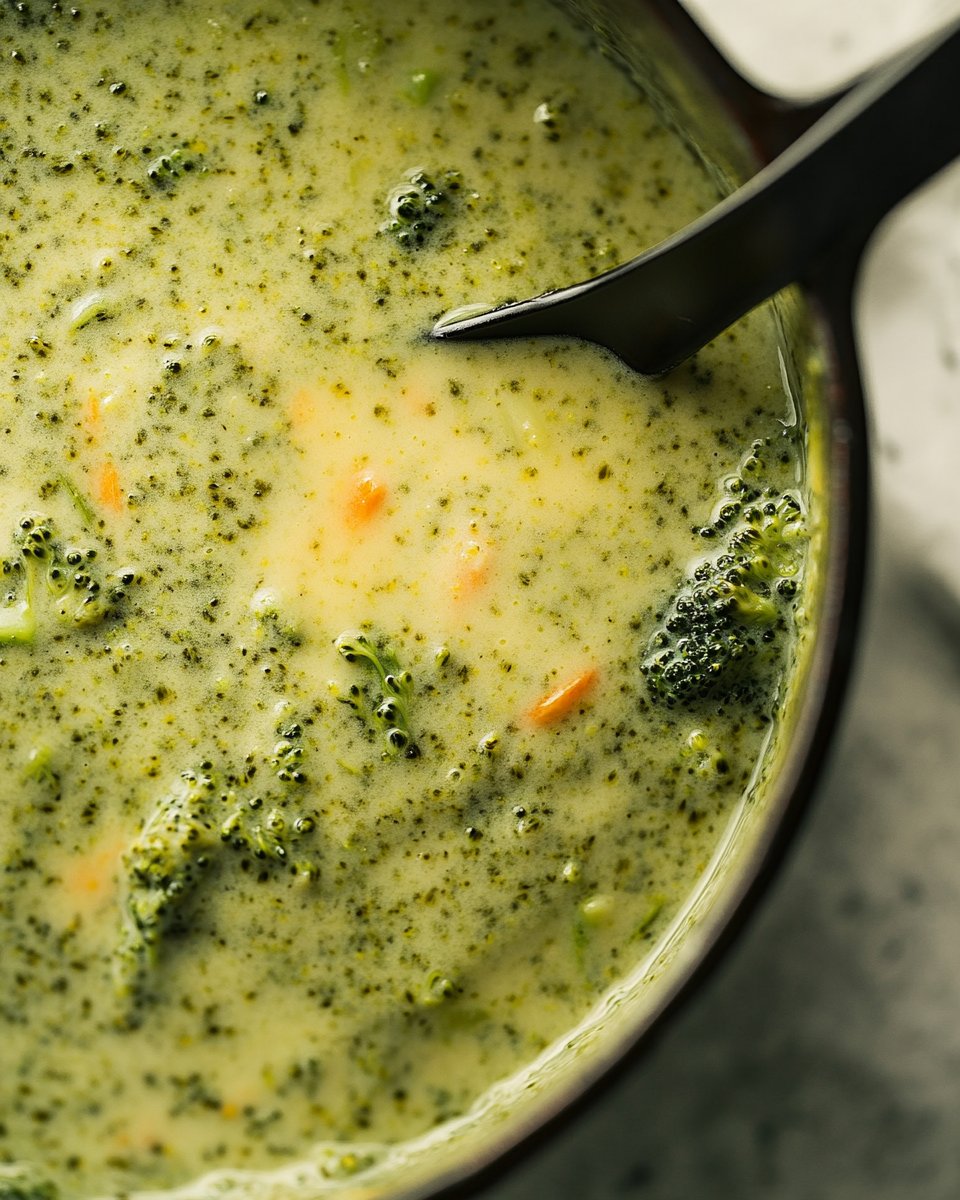 Healthy Broccoli Cheddar Soup Recipe for Dinner