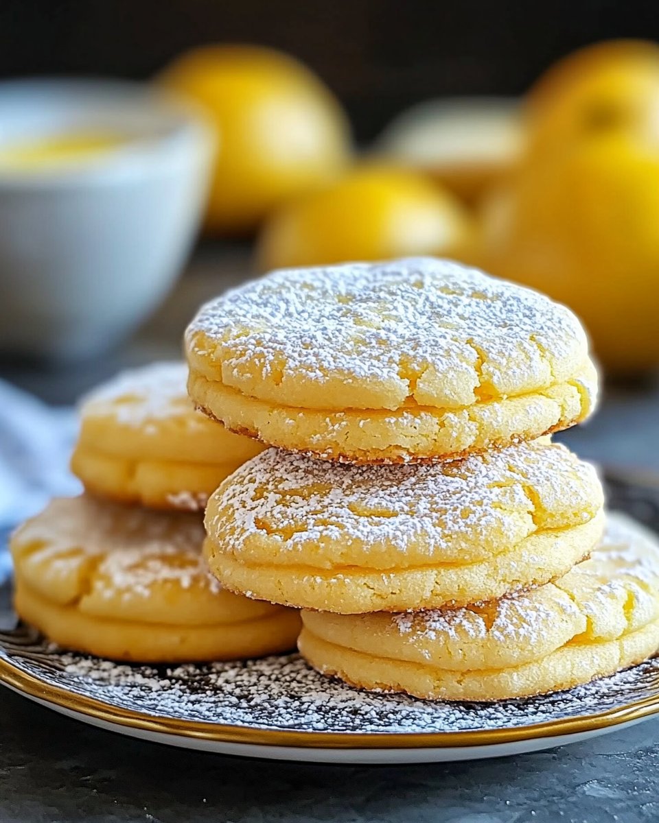 Lemon Gooey Butter Cookies Recipe Guide