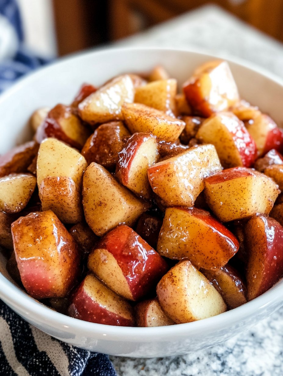 Easy Cinnamon Apples Recipe: Sweet and Simple Delight