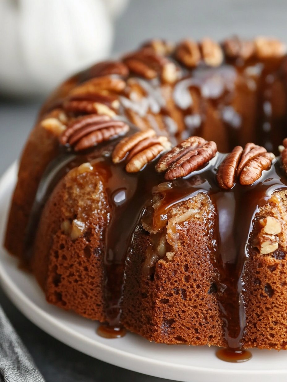 Pecan Upside Down Bundt Cake Recipe Delight