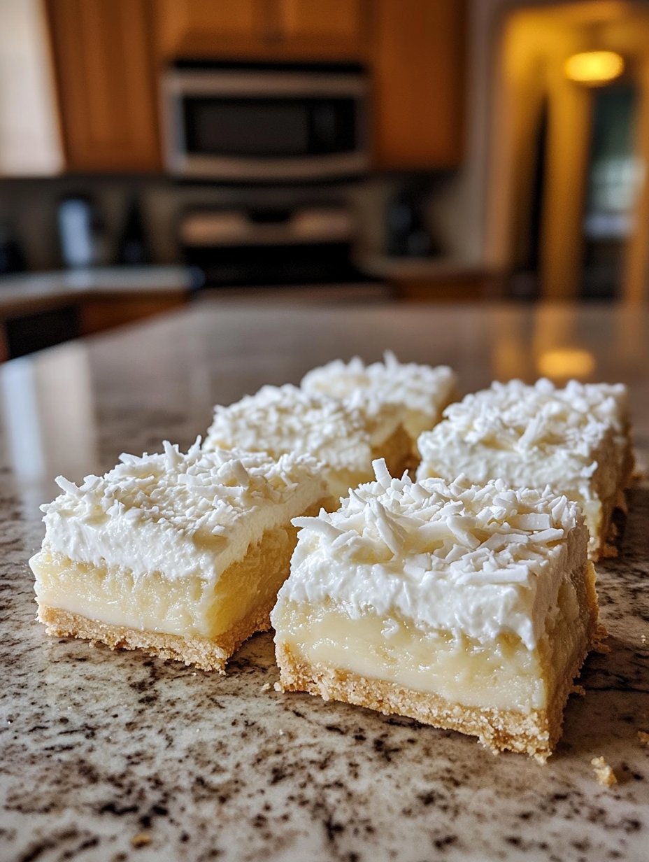 Coconut Cream Pie Bars - Delicious Dessert Recipe