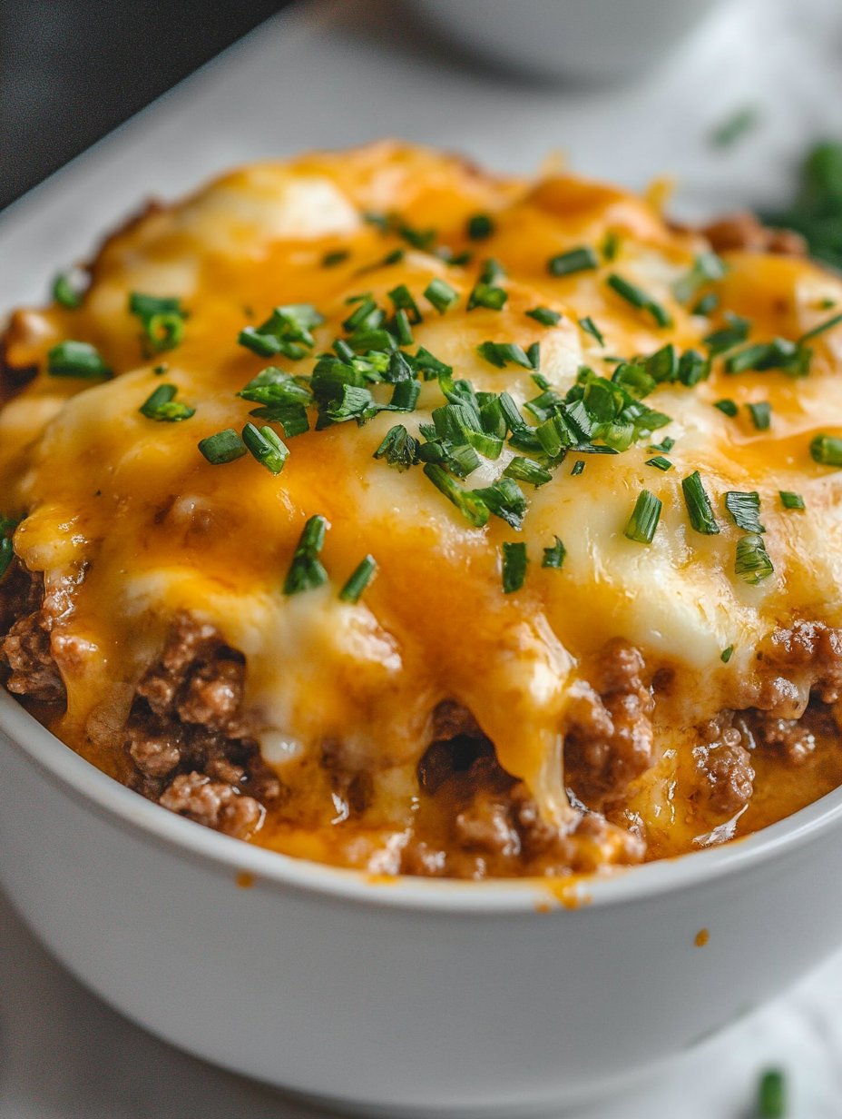 Cheddar Bay Ground Beef Cobbler Recipe Delight