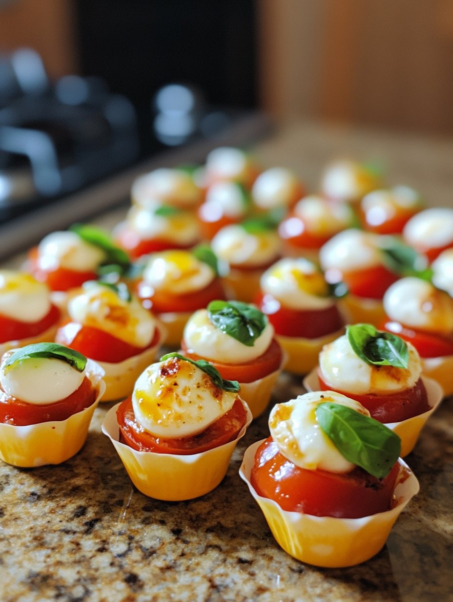 Mini Caprese Cups: Fresh, Easy, and Delicious