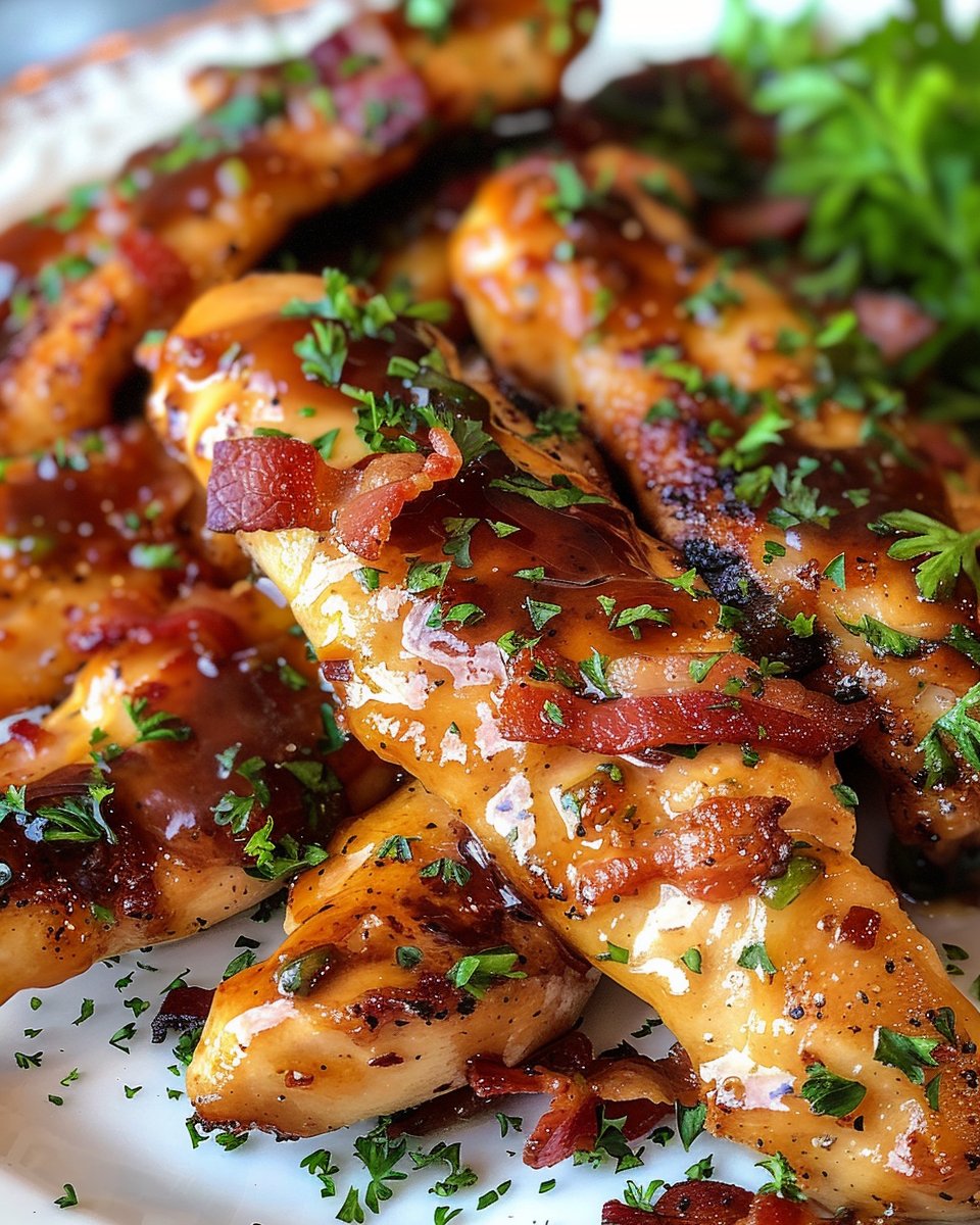 Sweet & Savory Bacon Chicken Tenders Recipe