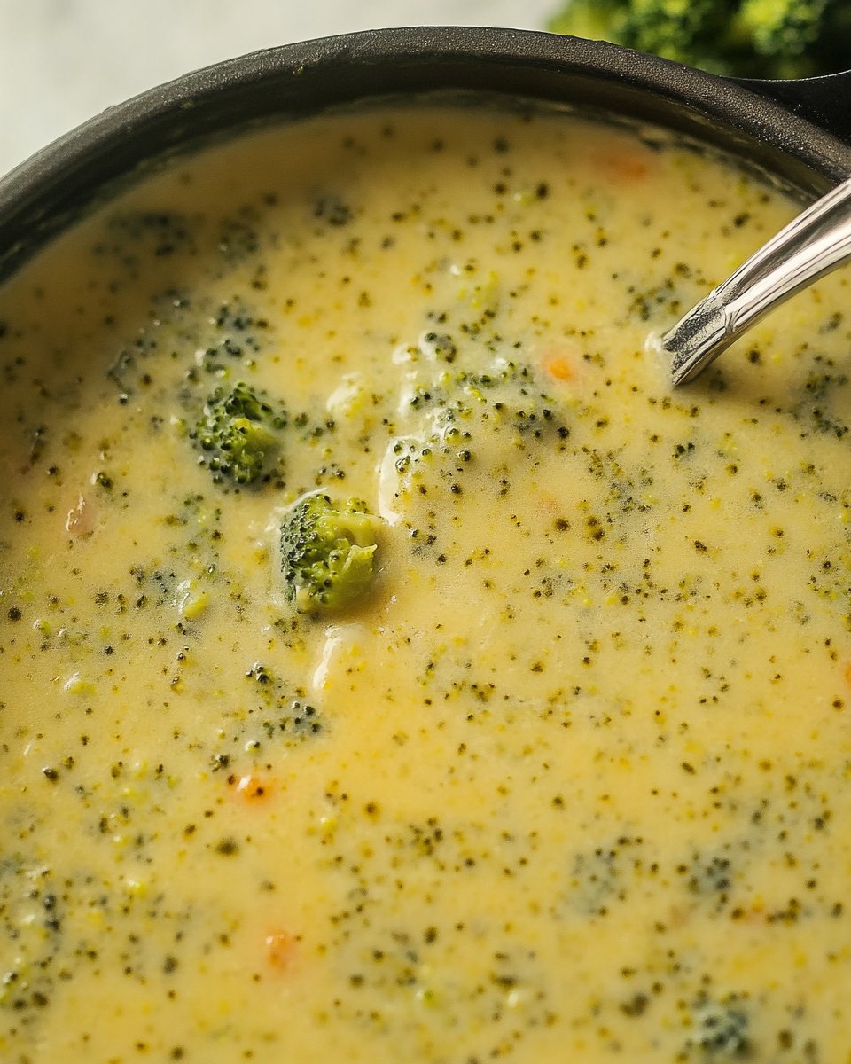 Healthy Broccoli Cheddar Soup Recipe for Dinner