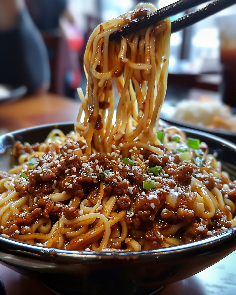 Slow Cooker Mongolian Ground Beef Chow Mein Recipe