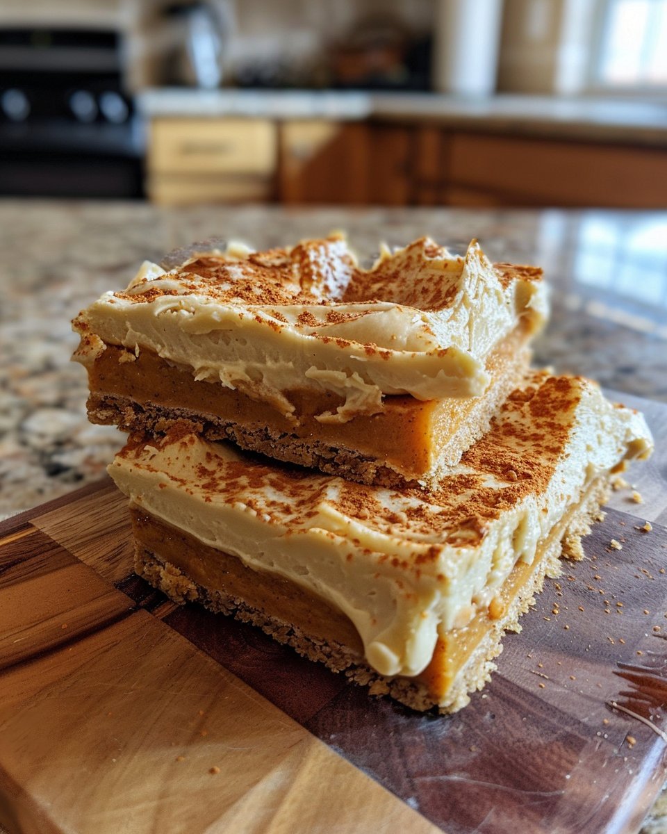 Pumpkin Bars with Cream Cheese Frosting Recipe