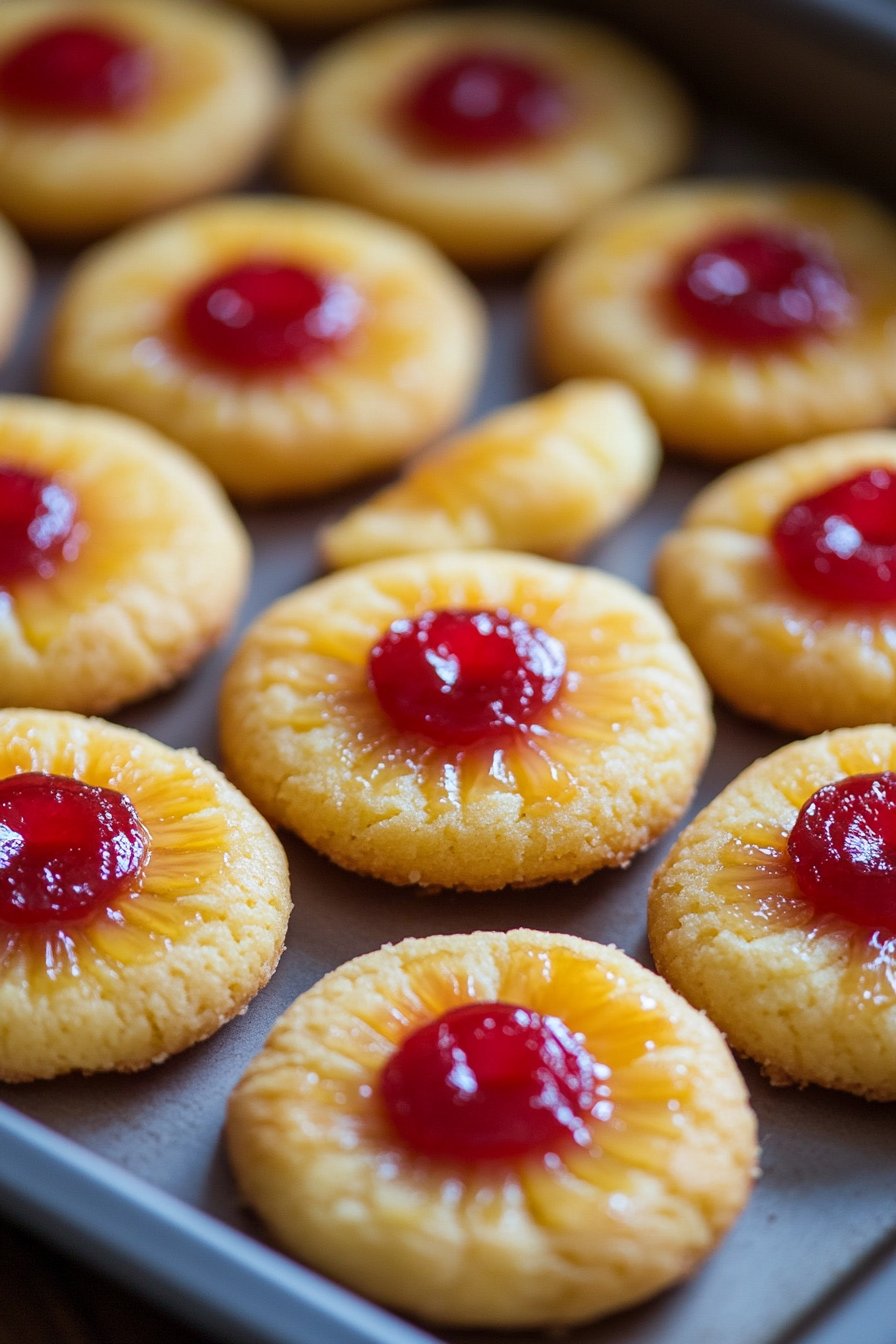 Pineapple Upside Down Sugar Cookies Recipe