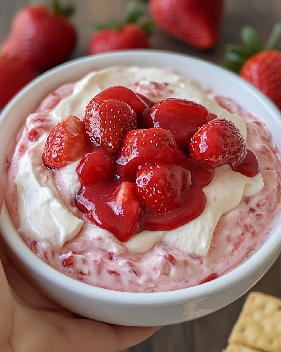 Strawberry Cheesecake Dip: Creamy and Delicious