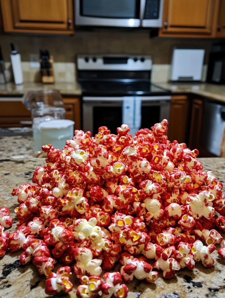 Bloody Red Velvet Popcorn Recipe: A Sweet Treat