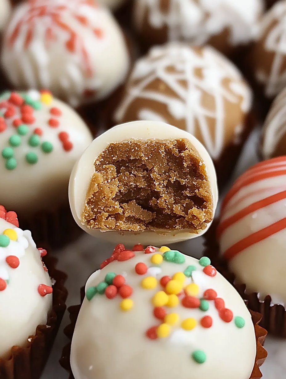 Easy Gingerbread Truffles Recipe for the Holidays