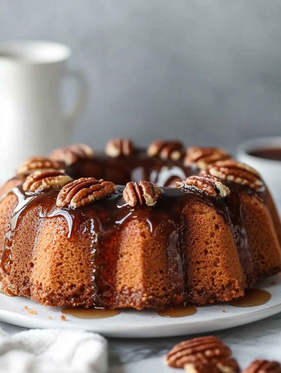 Pecan Upside Down Bundt Cake Recipe Delight