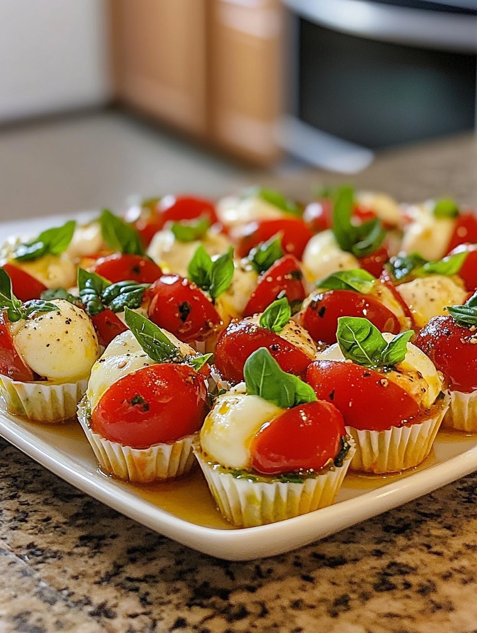 Mini Caprese Cups: Fresh, Easy, and Delicious