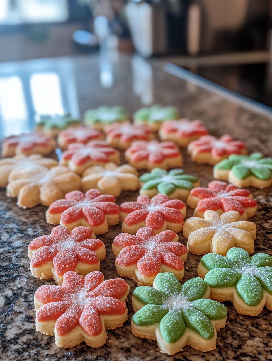 Shortbread Blossoms: Perfect Holiday Cookies