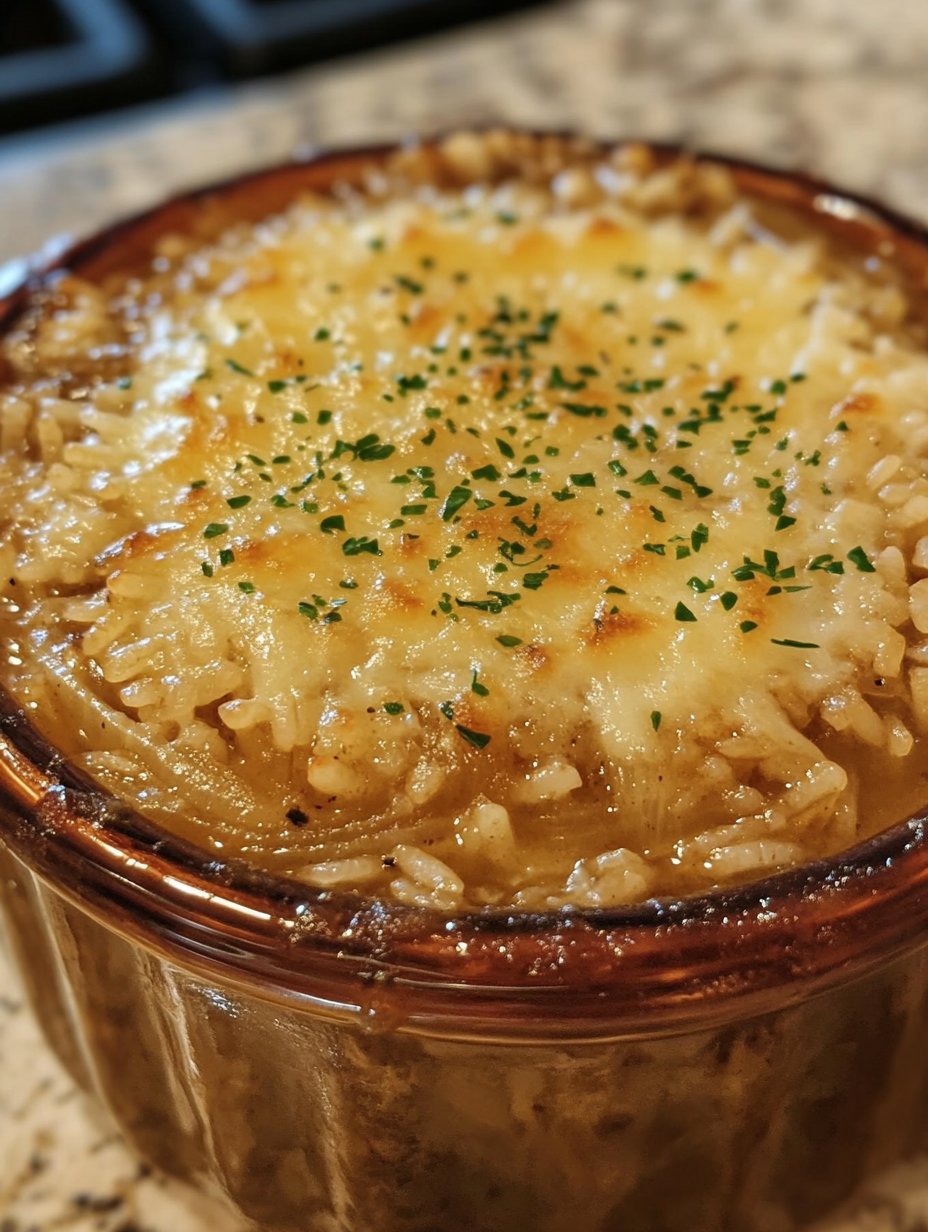 French Onion Soup Rice: A Cozy Comfort Dish