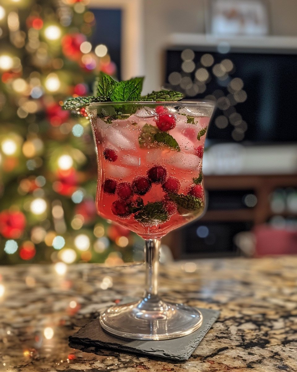 Christmas Cranberry Mojito Recipe for Festive Cheers