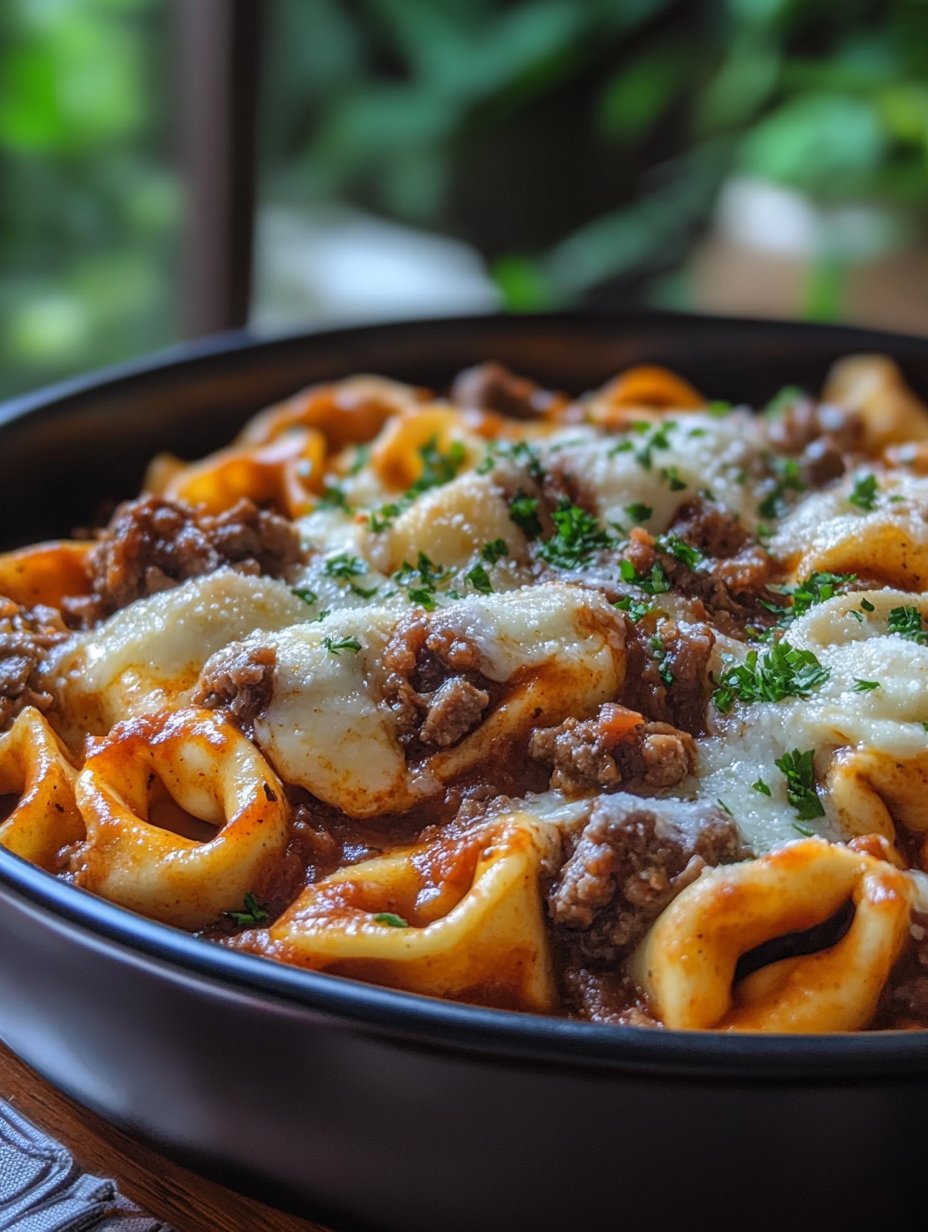 Cheesesteak Tortellini in Rich Provolone Sauce Recipe