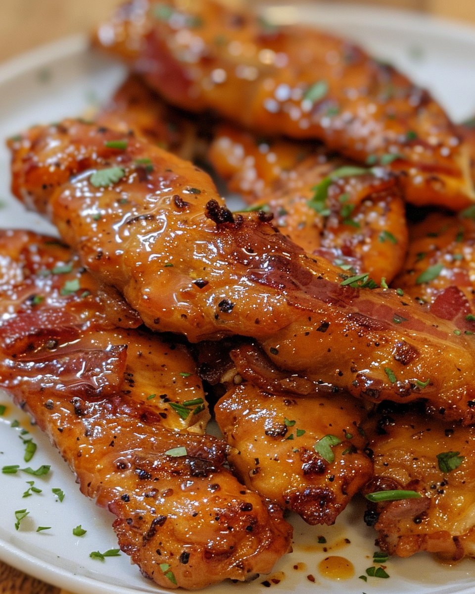 Sweet & Savory Bacon Chicken Tenders Recipe