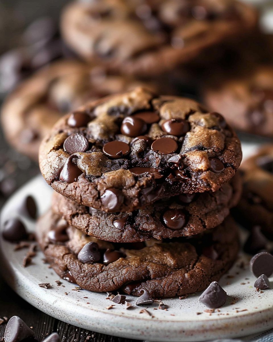 Double Chocolate Chip Cookies: A Delicious Delight