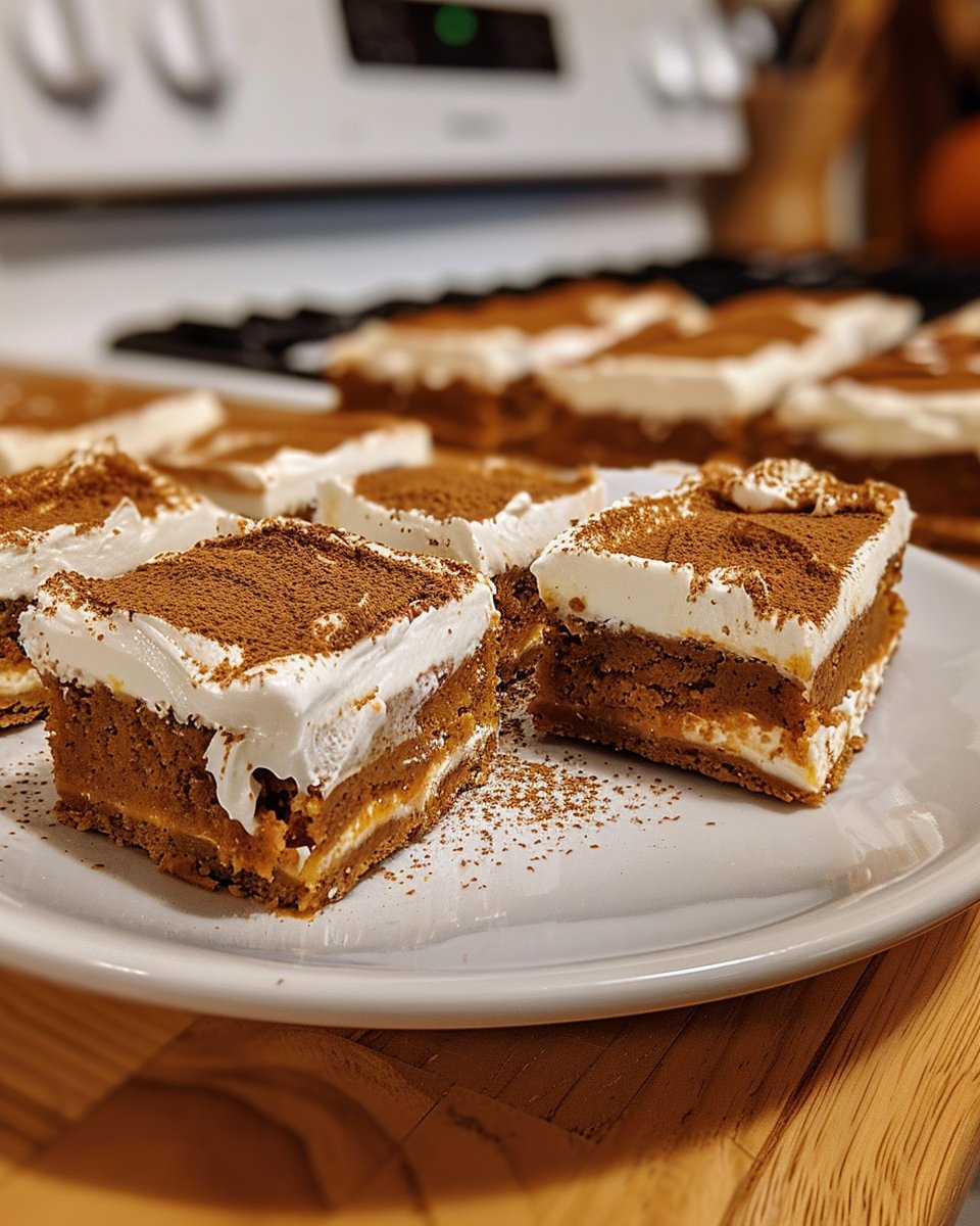 Pumpkin Bars with Cream Cheese Frosting Recipe