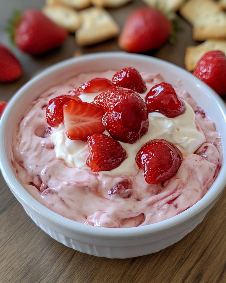 Strawberry Cheesecake Dip: Creamy and Delicious