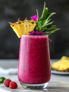 Hibiscus Tea Pineapple Smoothie