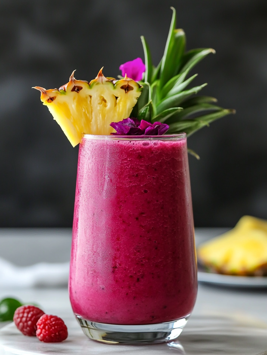Hibiscus Tea Pineapple Smoothie