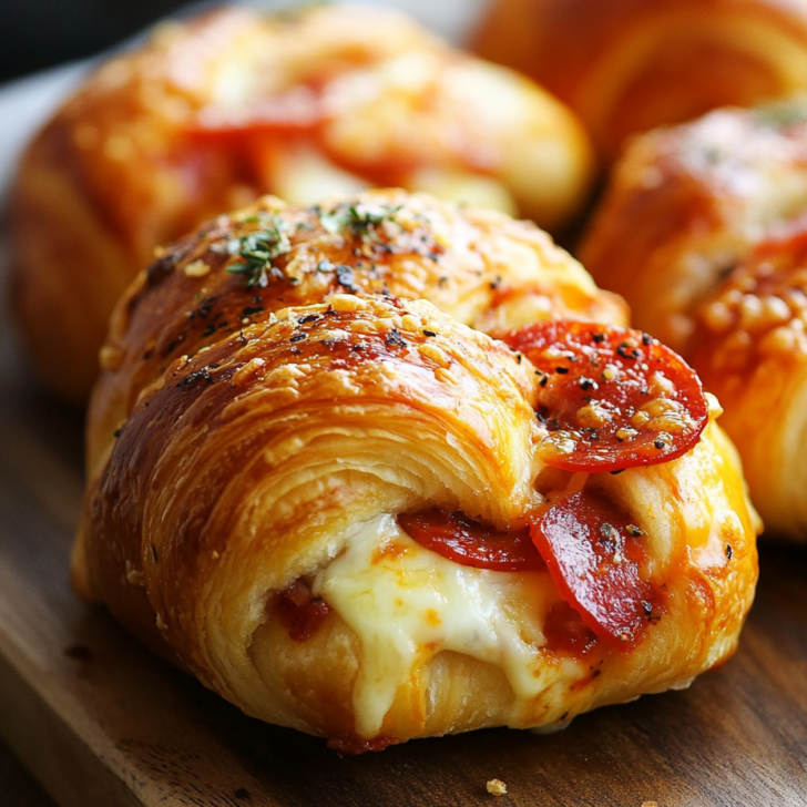 Mozzarella Pepperoni Croissant Rolls: A Quick & Cheesy Snack