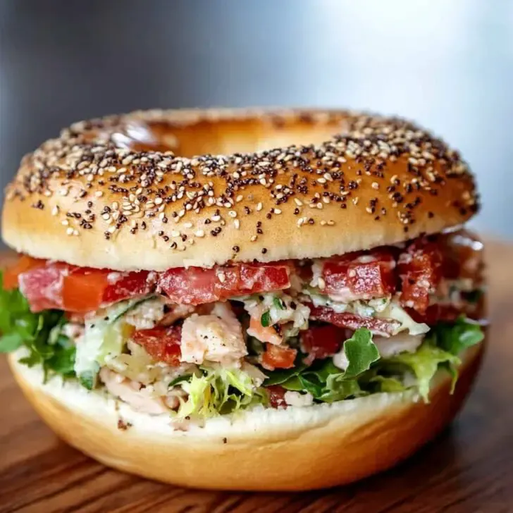 California BLT Chopped Bagel Recipe