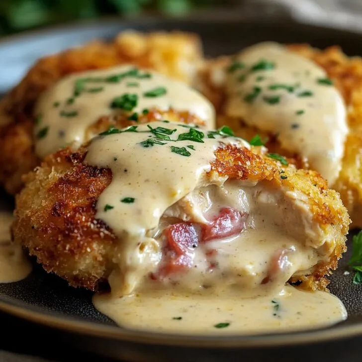 Deliciously Creamy Chicken Cordon Bleu Recipe