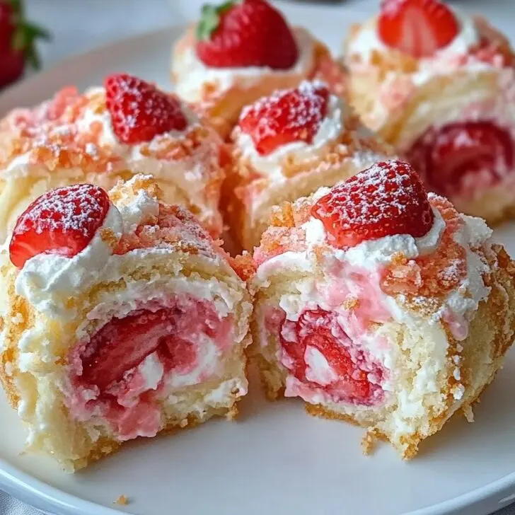 Strawberry Cheesecake Rolls: Delicious Dessert Recipe