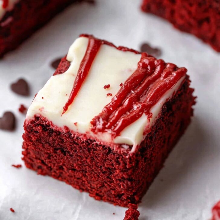 The Best Fudgy Red Velvet Brownies Recipe