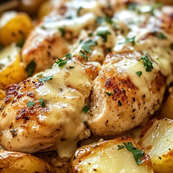 Garlic Parmesan Chicken and Potatoes Recipe