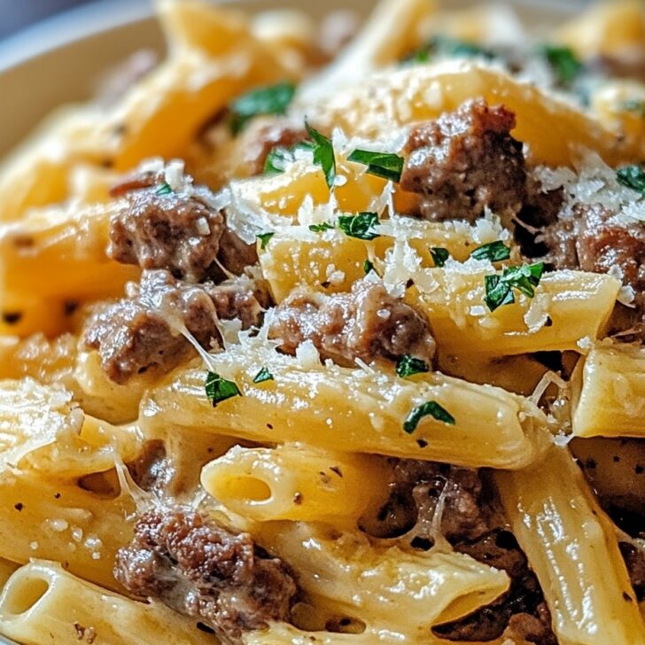One-Pot Beef and Cheddar Ranch Pasta Recipe