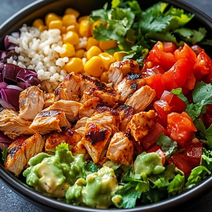 One-Pan Chicken Burrito Bowl Recipe - Easy & Delicious