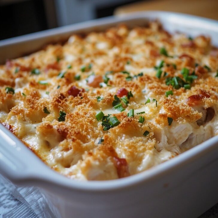 Chicken Bacon Ranch Casserole Recipe Delight