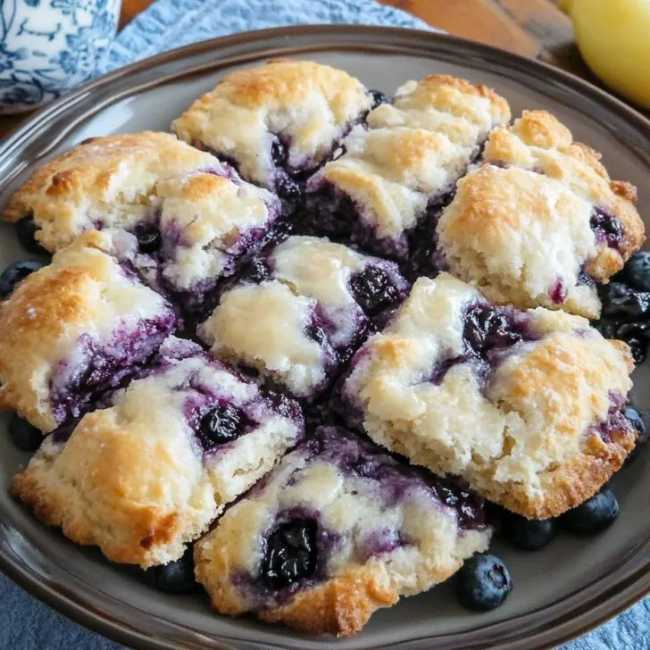 Blueberry Butter Swim Biscuits - Delicious Recipe