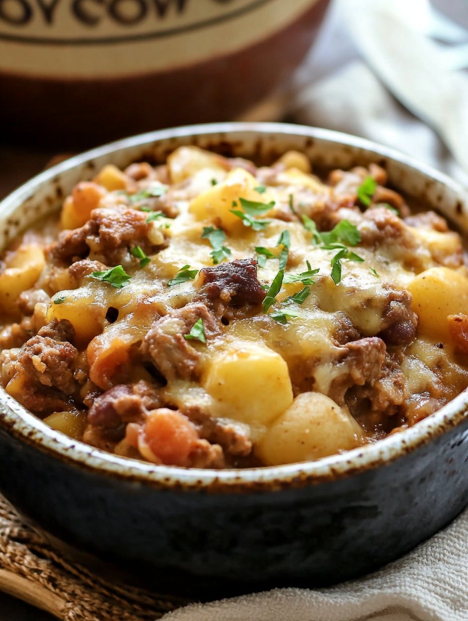 Slow Cooker Cowboy Casserole Recipe | Perfect Comfort Food