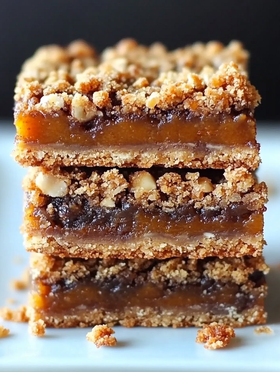 Pumpkin Pie Crumble Bars Recipe for Fall