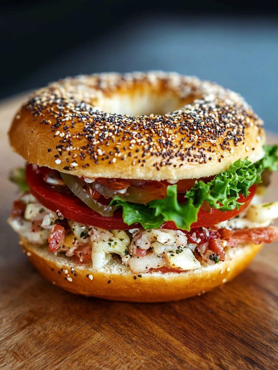 California BLT Chopped Bagel Recipe