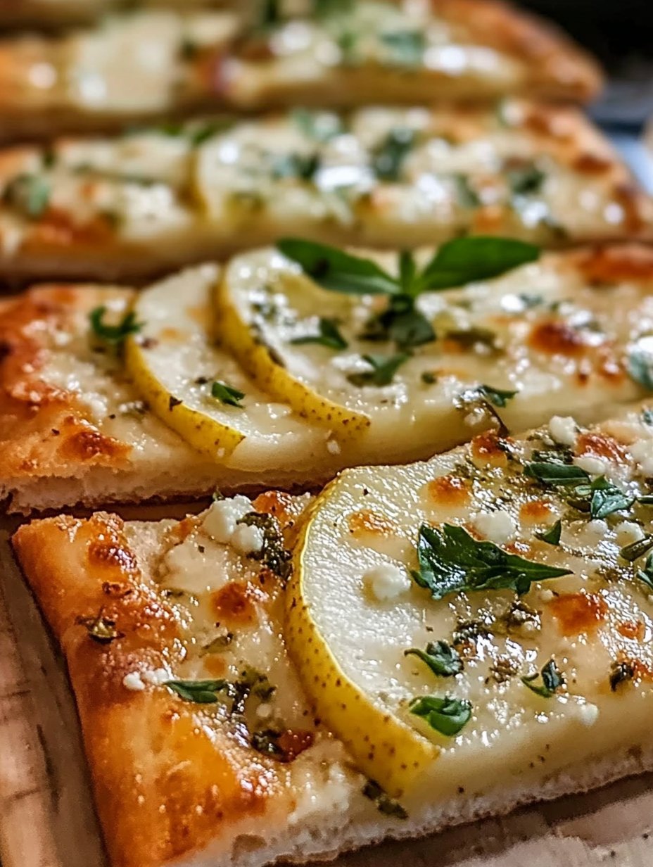 Pear and Gorgonzola Flatbread: A Delicious Recipe