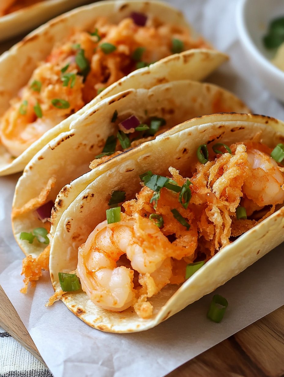 Air Fryer Bang Bang Shrimp Tacos Recipe