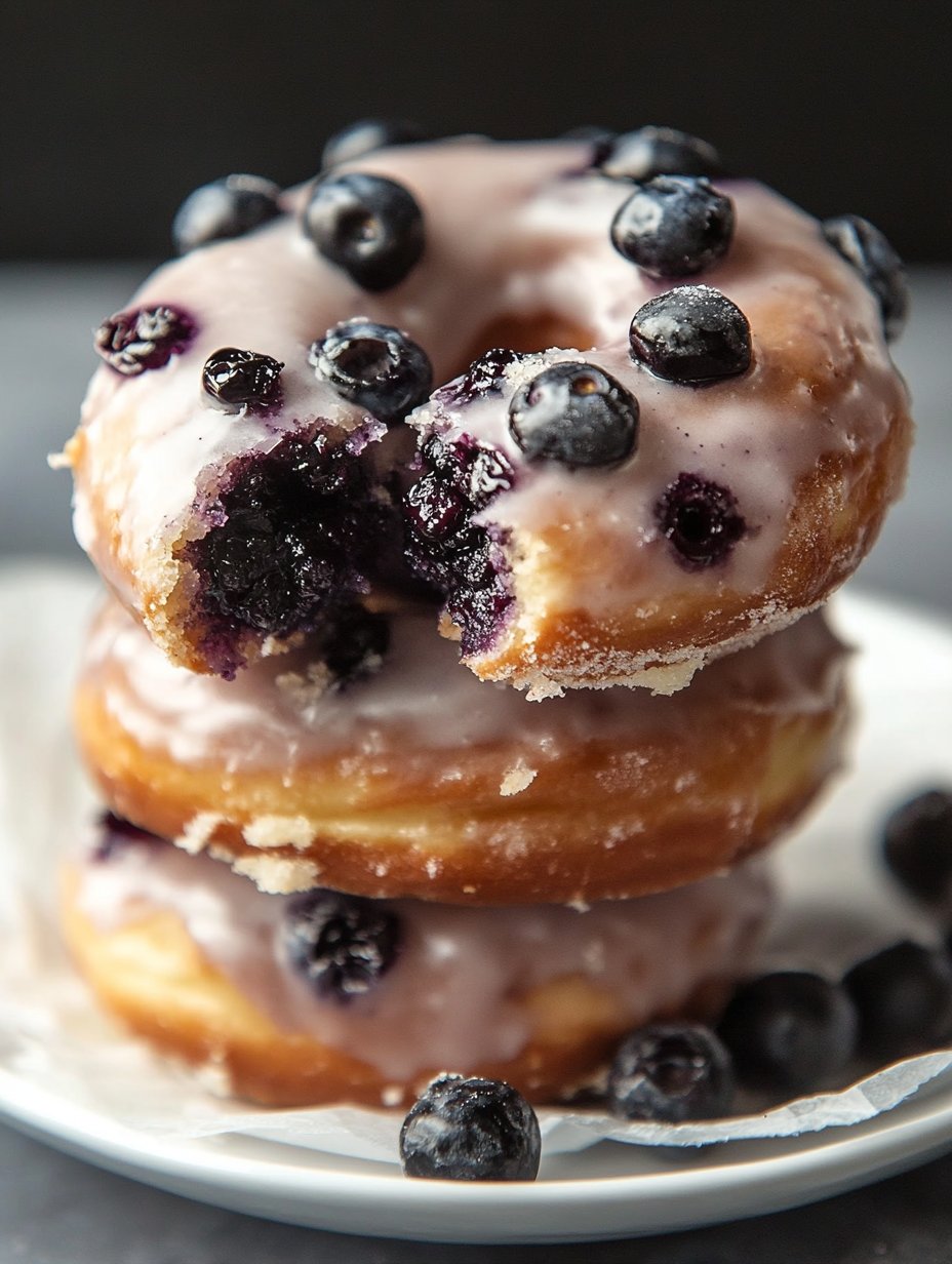 Blueberry Cake Donuts - Delicious and Easy Recipe