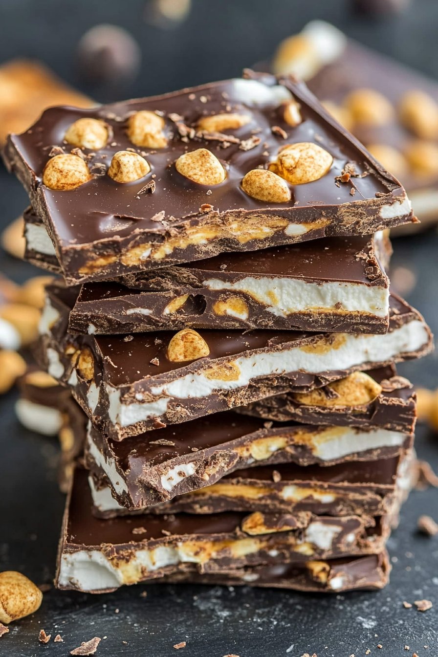 S'mores Chocolate Bark Recipe