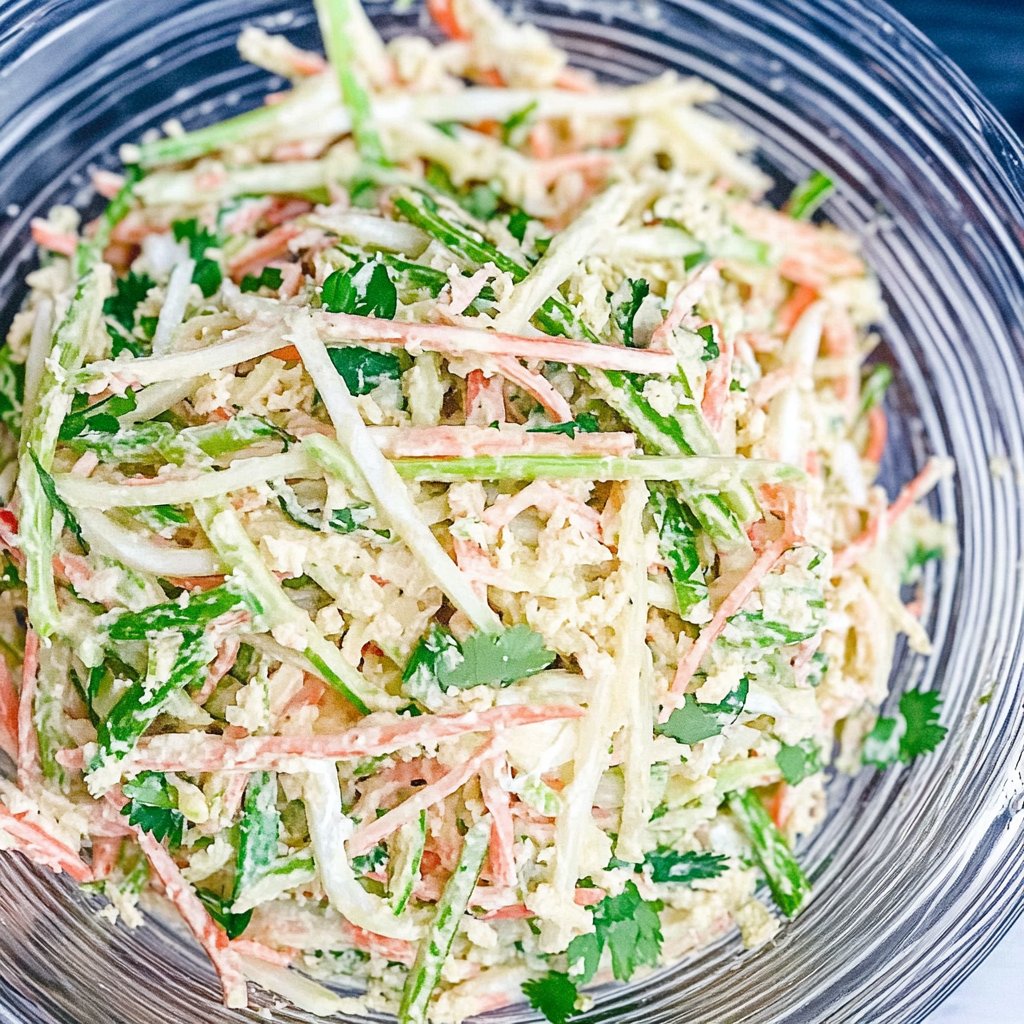 Spicy Kani Salad Recipe (Crab and Cucumber)