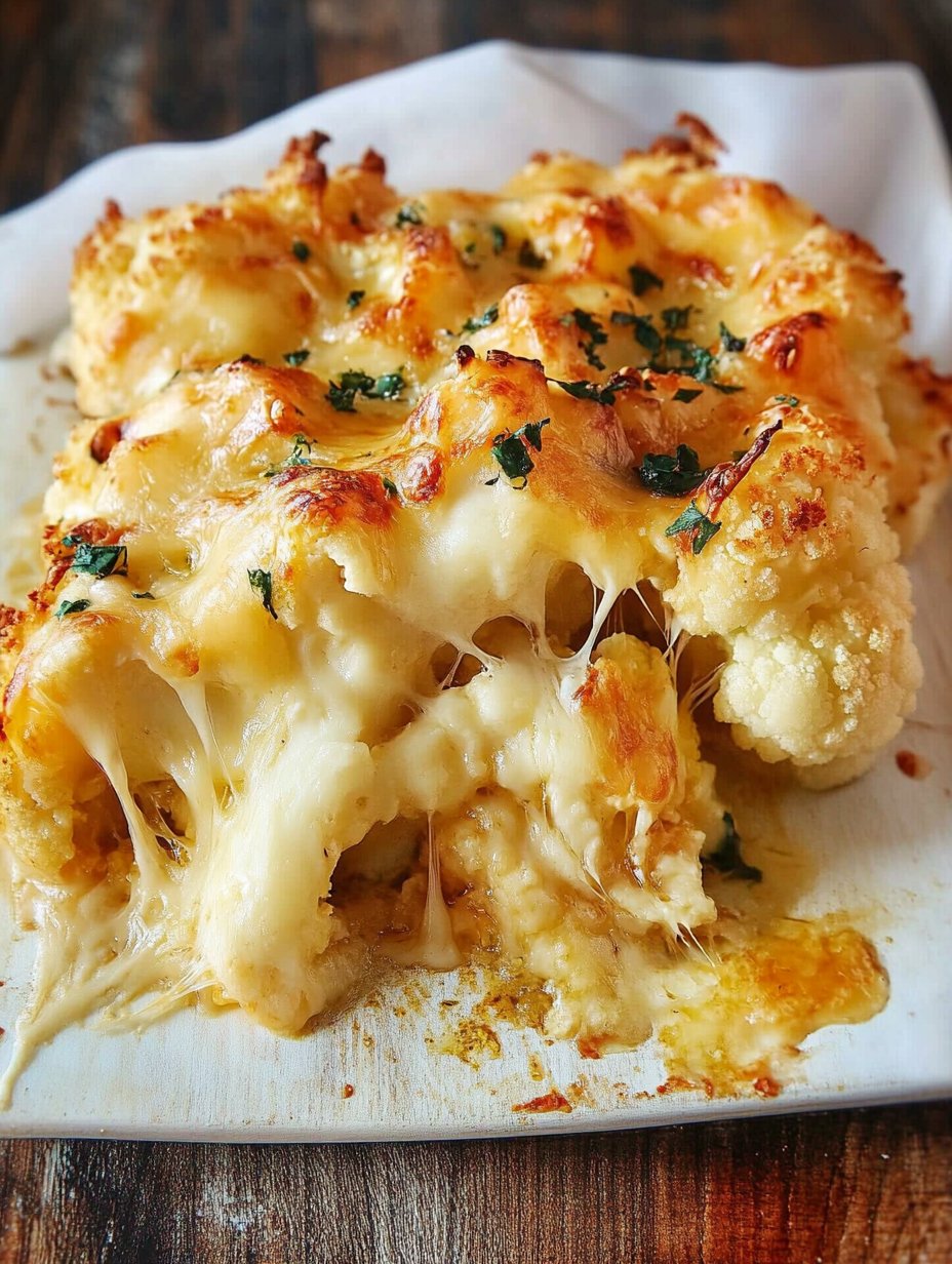 Glorious Baked Cheese Cauliflower Recipe Delight