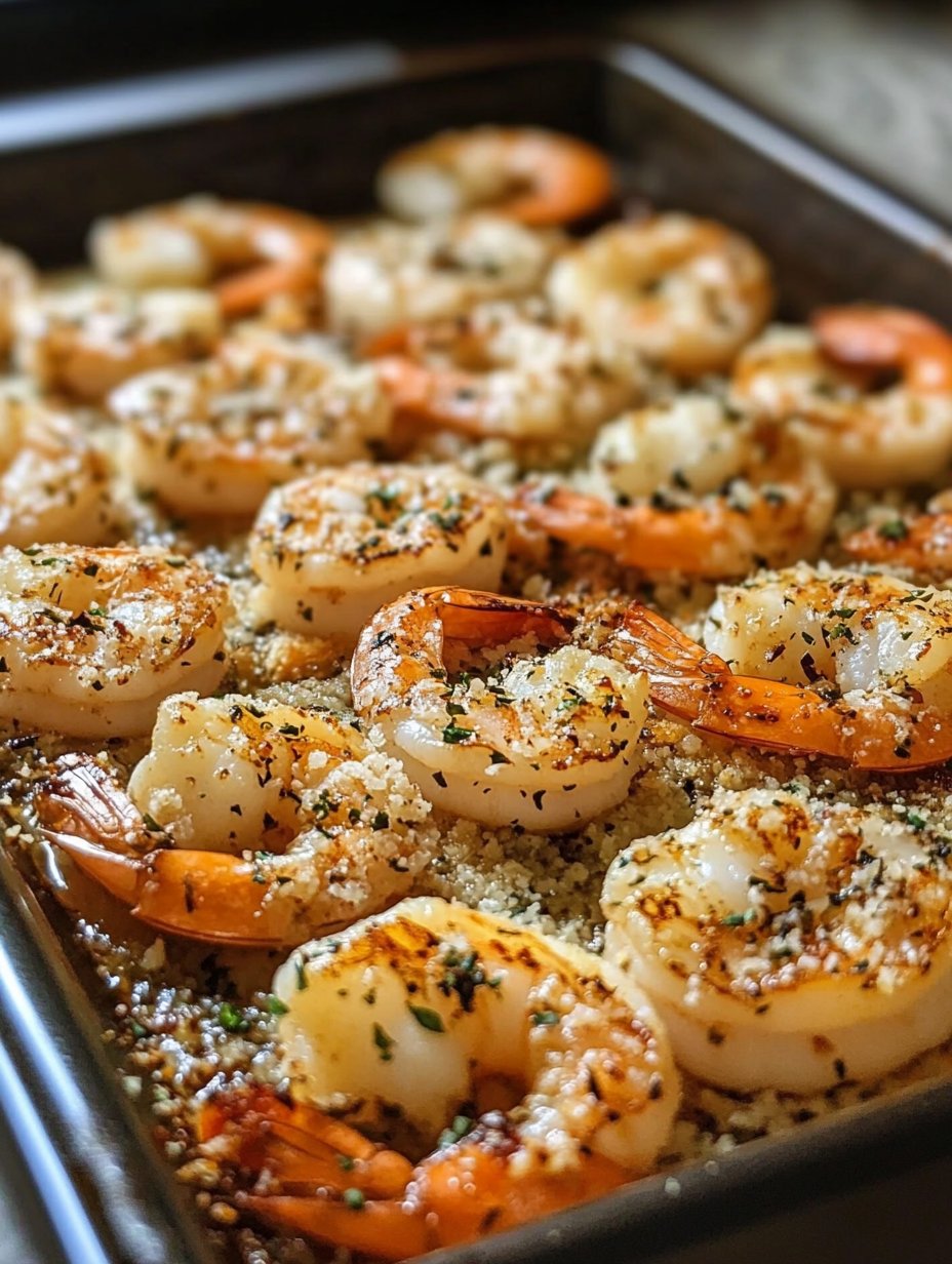 Garlic Parmesan Roasted Shrimp Recipe